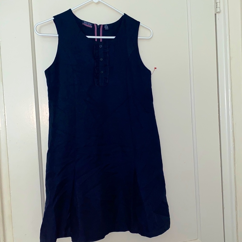 NWOT Nautica navy school uniform dress size: L